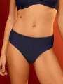 Bleu Bas de maillot de bain culotte échancrée - Saline 3