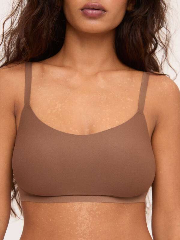 Marron  Brassière à coques - Softstretch 1