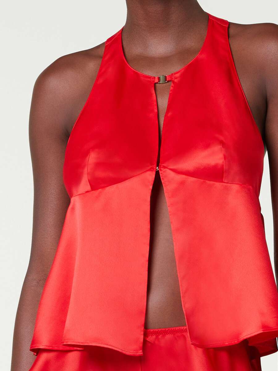 Caraco Rouge Sans Marque Taille 36/38 - Neuf Avec étiquettes