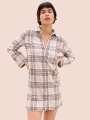 Gris  Chemise de nuit - Cadeau 1