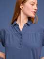 Bleu Chemise de nuit - Charme 3