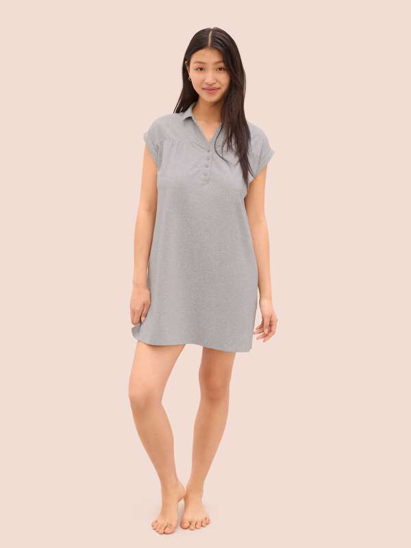 Gris Chemise de nuit - Charme 1