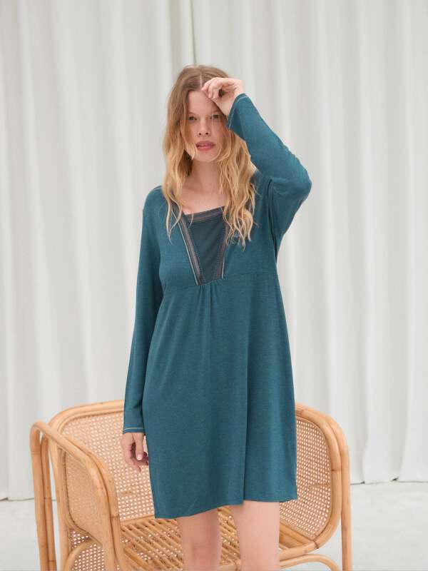 Chemise de nuit - Magic Vert | Darjeeling