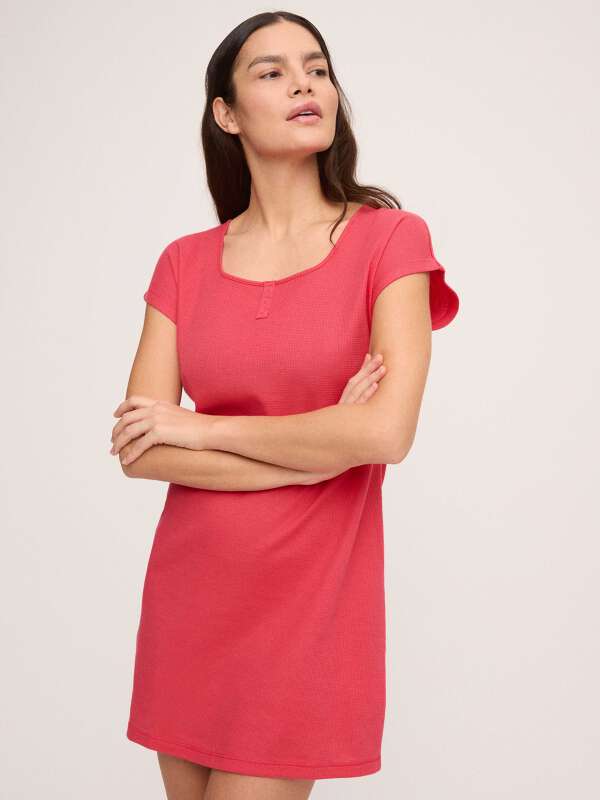 Rouge Chemise de nuit - Plage 1