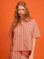 Rouge Chemise de pyjama - Fractale 1