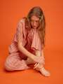 Rouge Chemise de pyjama - Fractale 4