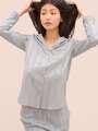 Gris Chemise de pyjama - Topaze 1