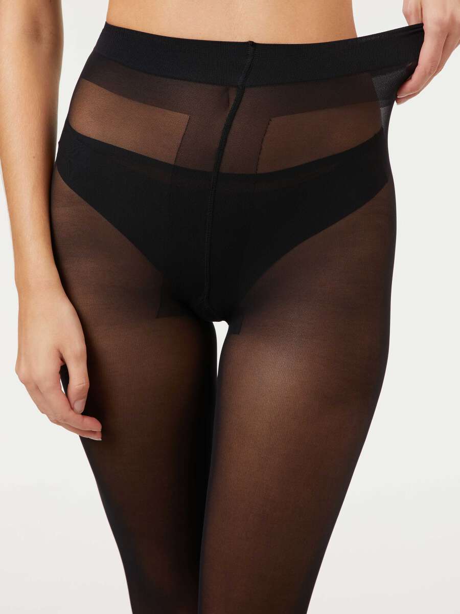 Boucles D'oreilles Chanel Collant Jarretelles Lea T4 Noir ANNE D