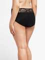 Noir Culotte haute - Culotte menstruelle  3