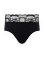 Noir Culotte haute - Culotte menstruelle  4