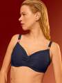 Bleu Haut de maillot de bain brassière avec armature - Lumar 1