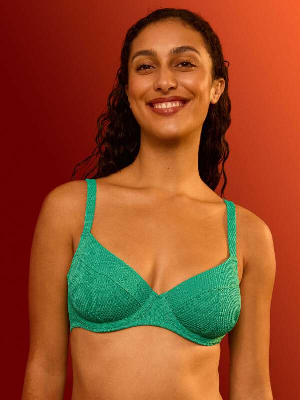 Vert Haut de maillot de bain corbeille - Nantucket 1