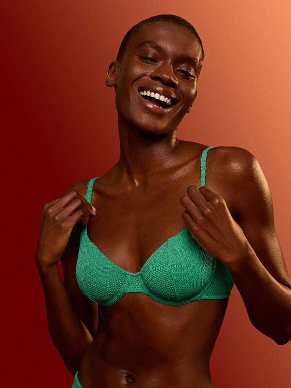 Vert Haut de maillot de bain corbeille - Nantucket 1