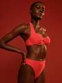 Rouge  Haut de maillot de bain corbeille - Saline 3