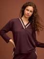 Marron Haut de pyjama - Alan 1