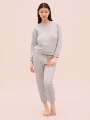 Gris Haut de pyjama - Arian 4