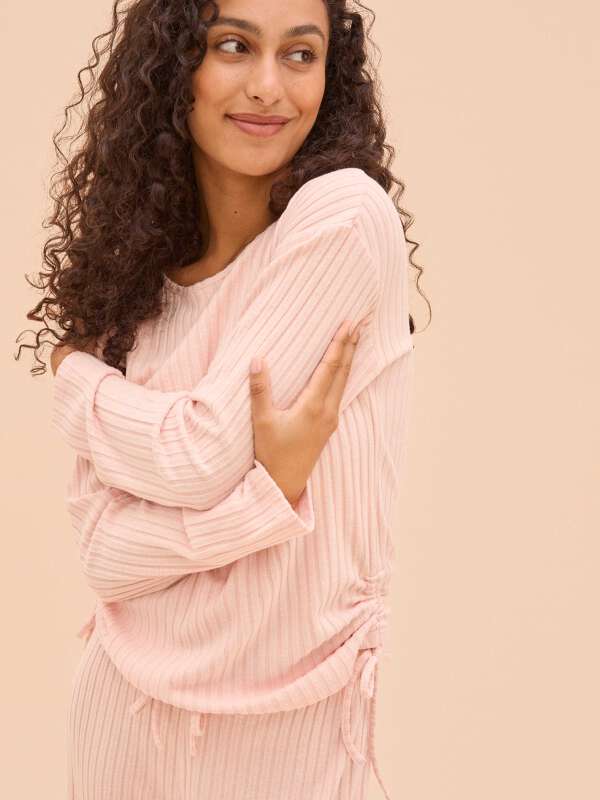 Rose Haut de pyjama - Atome 1