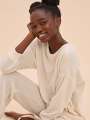 Beige Haut de pyjama - Esma 4