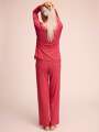 Rose Haut de pyjama - Fleur  2