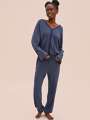 Bleu Haut de pyjama - Leland 1