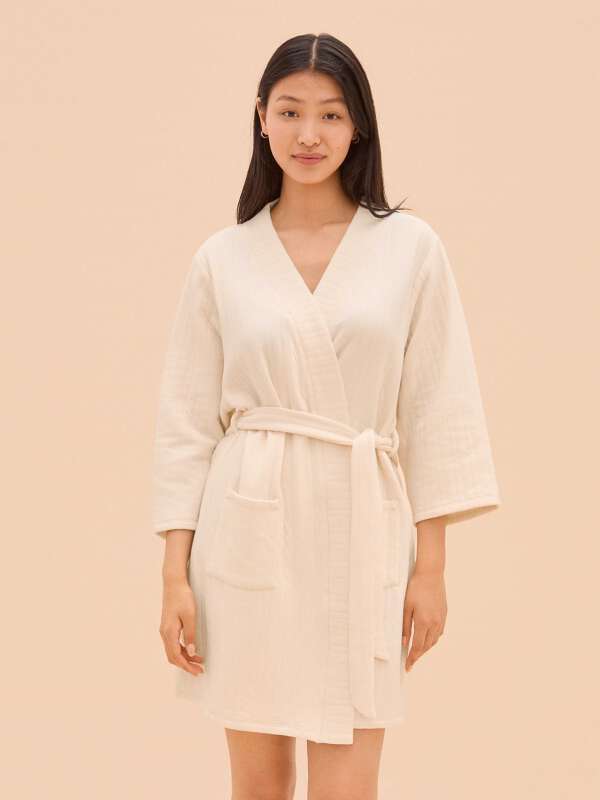 Beige Kimono - Herbiers 1