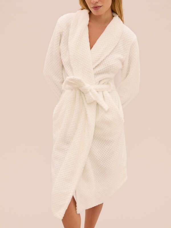 Ivoire Kimono polaire - Cassy 1