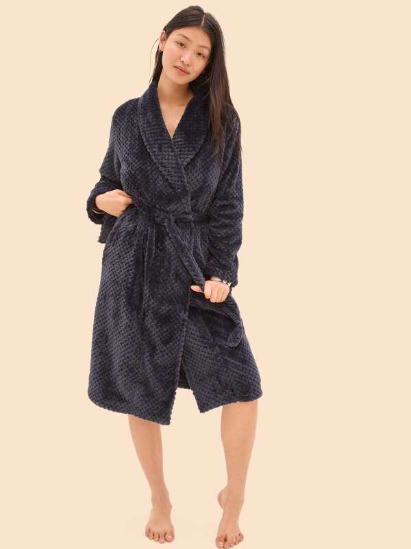 Bleu Kimono polaire - Cassy 1