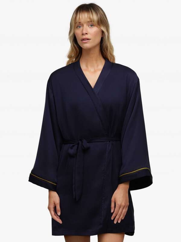 Bleu Kimono polaire - Jade 1