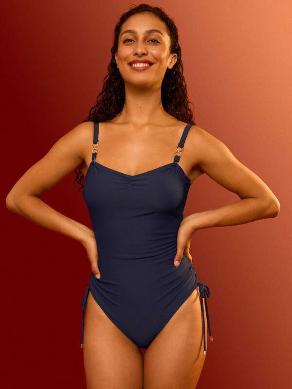 Bleu Maillot de bain 1 pièce - Lumar 1