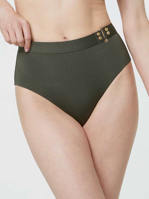 Vert Maillot de bain culotte haute - Cargo 1