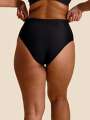 Noir Maillot de bain menstruel culotte taille haute - Naia 2