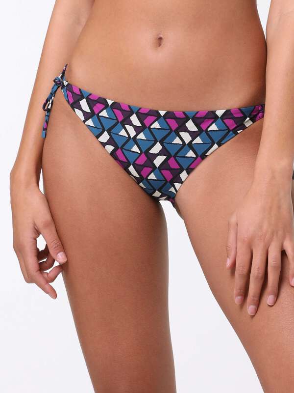 Bleu Maillot de bain mini slip - Manakara 1