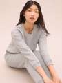 Gris Pantalon de pyjama - Arian 4