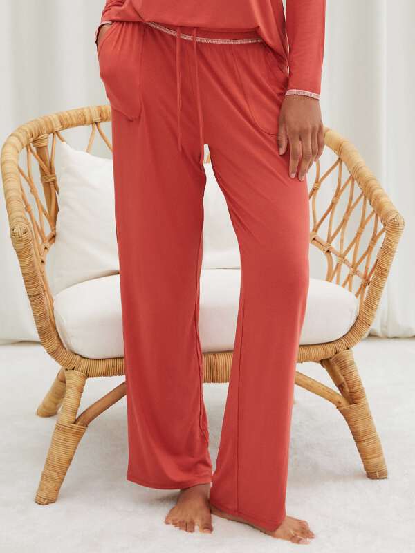 Rose Pantalon de pyjama - Baya 1