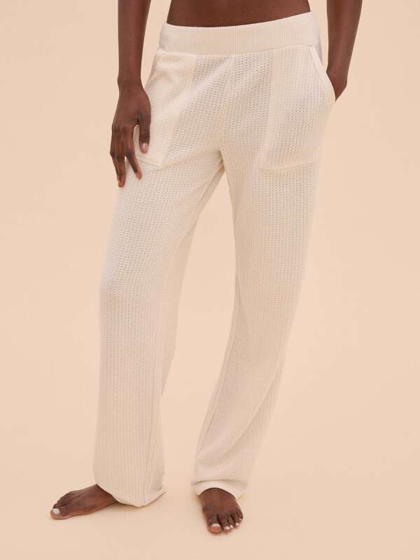 Beige Pantalon de pyjama - Esma 1