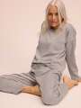 Gris Pantalon de pyjama - Etoile 4