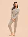 Imprimé Pantalon de pyjama - Fougère 3