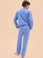 Bleu Pantalon de pyjama - Jade 2