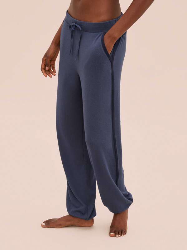 Bleu Pantalon de pyjama - Leland 1