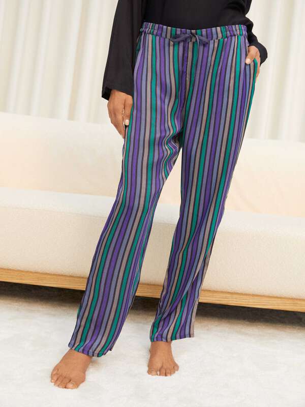 Bleu Pantalon de pyjama - Oslo 1