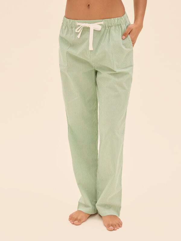 Vert Pantalon de pyjama - Sauge 1