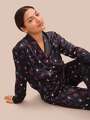 Bleu Pantalon de pyjama - Super Nature 1