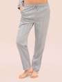 Gris Pantalon de pyjama - Topaze 1