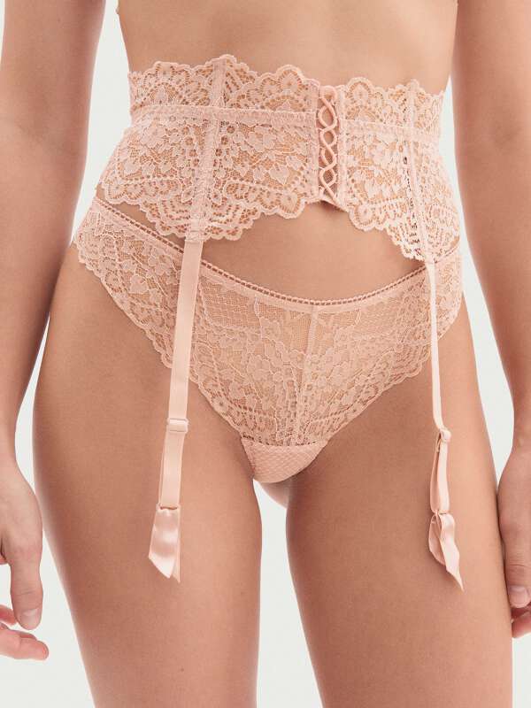 Porte-jarretelles Darjeeling Valentina Taille S – Noir, Modèle Sexy
