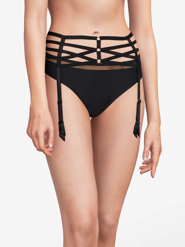 Noir Porte-jarretelles - Moon 1