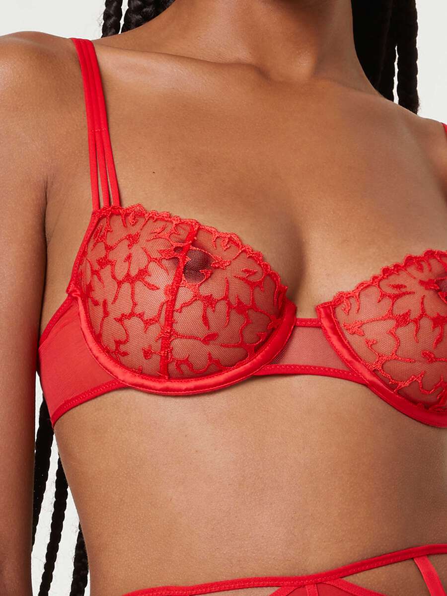 String Porte-jarretelles Etam, Rouge, Taille S - Occasion Bon état