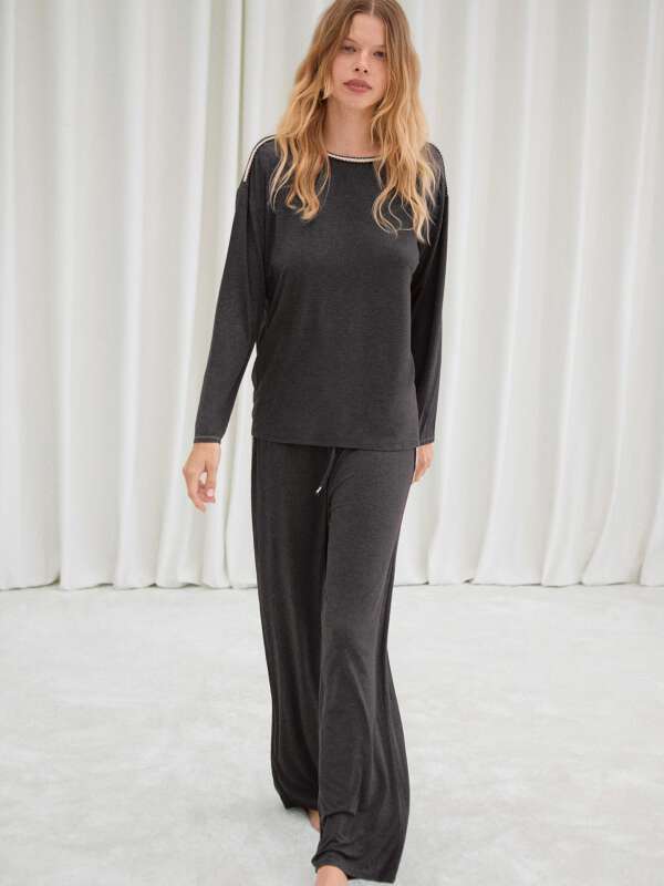 Noir Pyjama 2 pièces - Acapulco 1