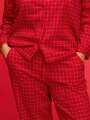 Rouge Pyjama 2 pièces - Cadeau 5