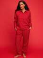 Rouge Pyjama 2 pièces - Cadeau 6