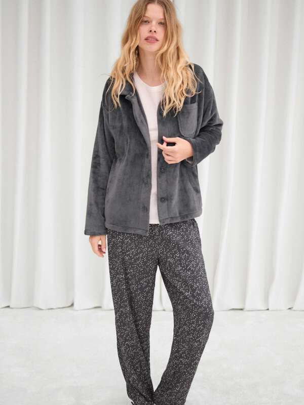 Gris Pyjama 3 pièces - Chamois 1